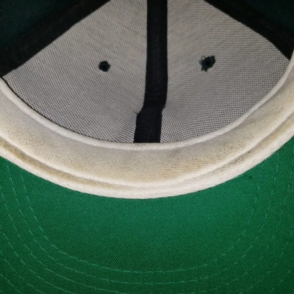 Oakland Athletics A's New Era Diamond Col Fitted Wool Hat MLB Size 7 Made in USA